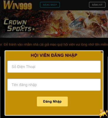 Đăng nhập tại win999