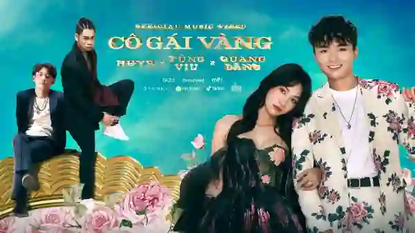  MV Cô gái vàng từng gây sốt cộng đồng mạng và đứng đầu top trending nhiều tuần liền. (Nguồn: pinterest)