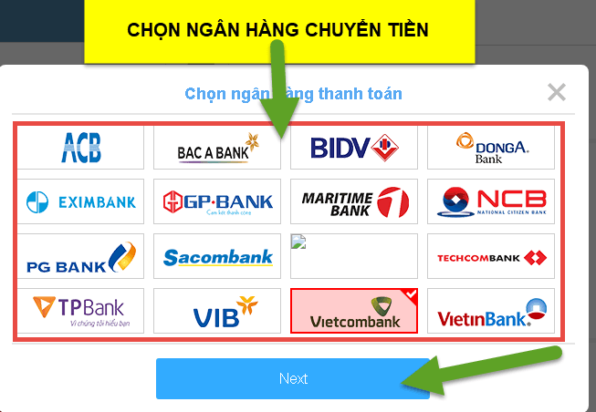 nạp tiền vào Kubet999