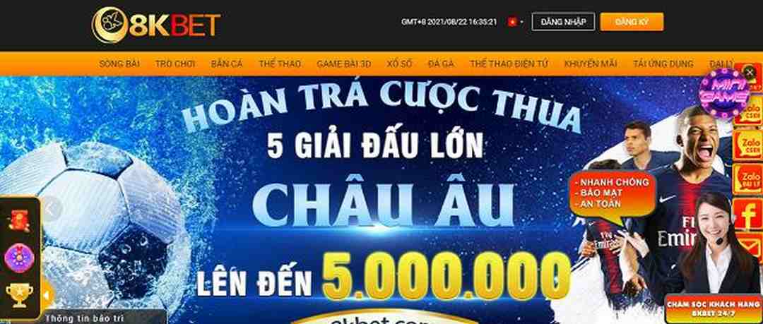 Cá cược thể thao tại 8KBET 