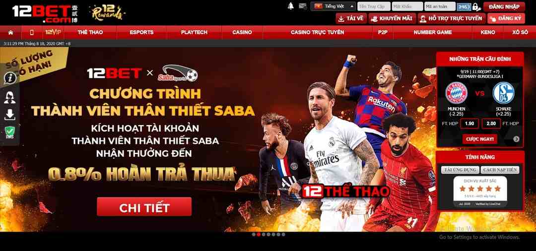 Còn rất nhiều trò chơi hấp dẫn đang chờ bạn tại 12bet