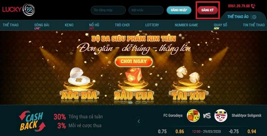 Ai đang ở nhà cái Lucky88? 