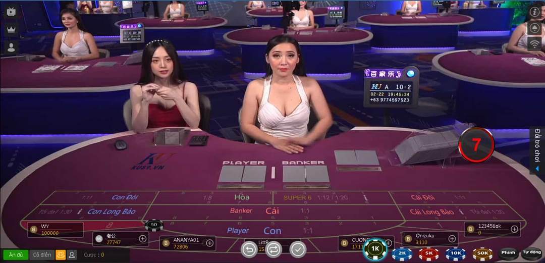 hướng dẫn chơi baccarat