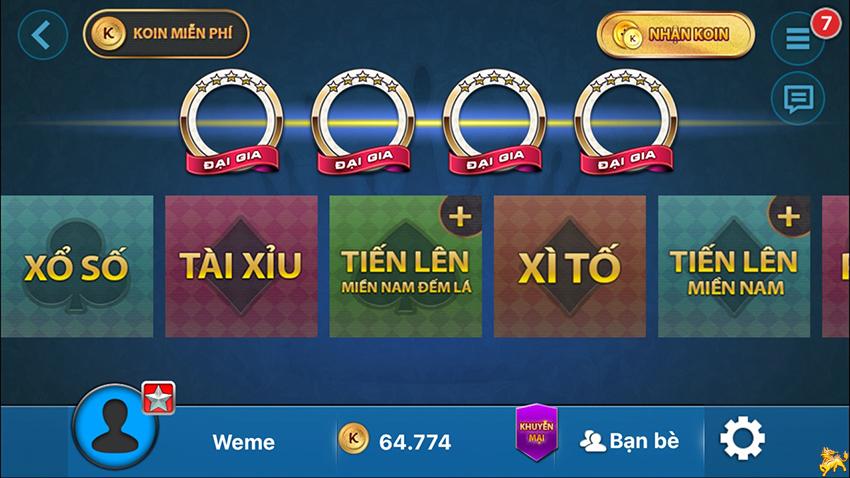 Game đánh bài trên điện thoại