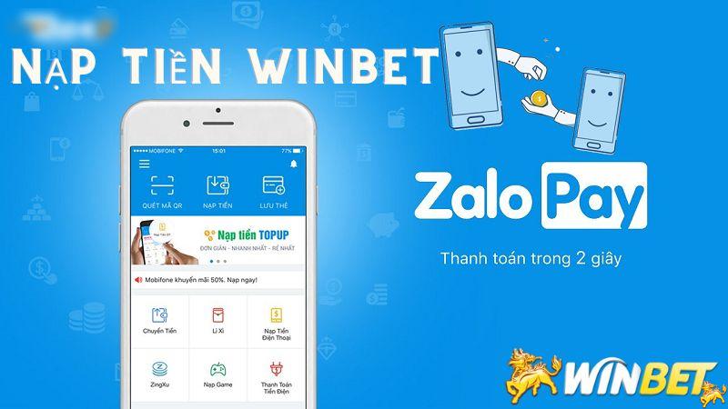 nạp tiền winbet bằng ZaloPay